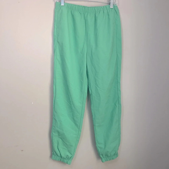Zella JoggerTrack Pants Girls XL Green Pull On Lightweight‎ Pockets NWOT - Picture 1 of 9